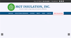 Desktop Screenshot of mgtinsulation.com